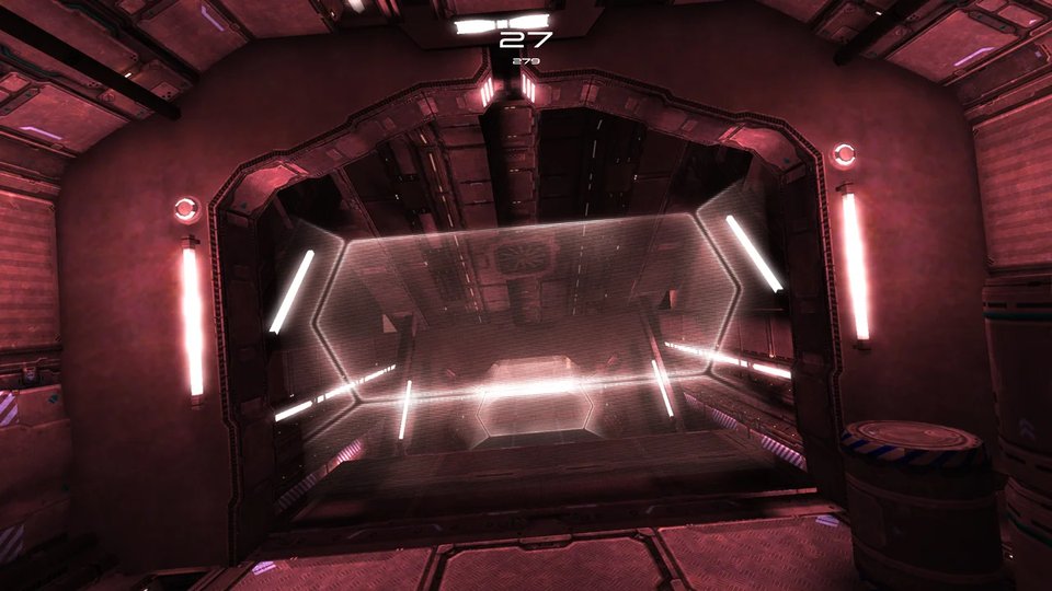 HelloRun, the red corridor